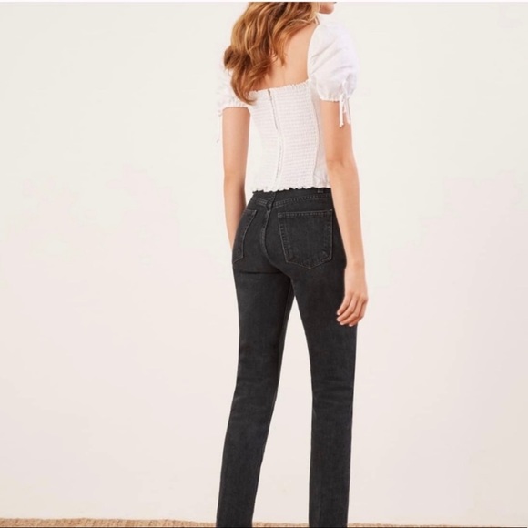 Reformation Julia High Waist Cigarette Jeans - Picture 3 of 8